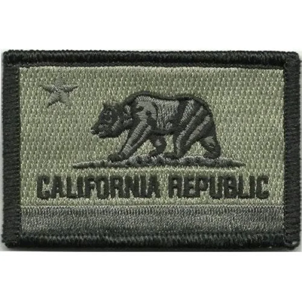 BuckUp Tactical Morale Patch Hook California Sacramento State Patches 3x2